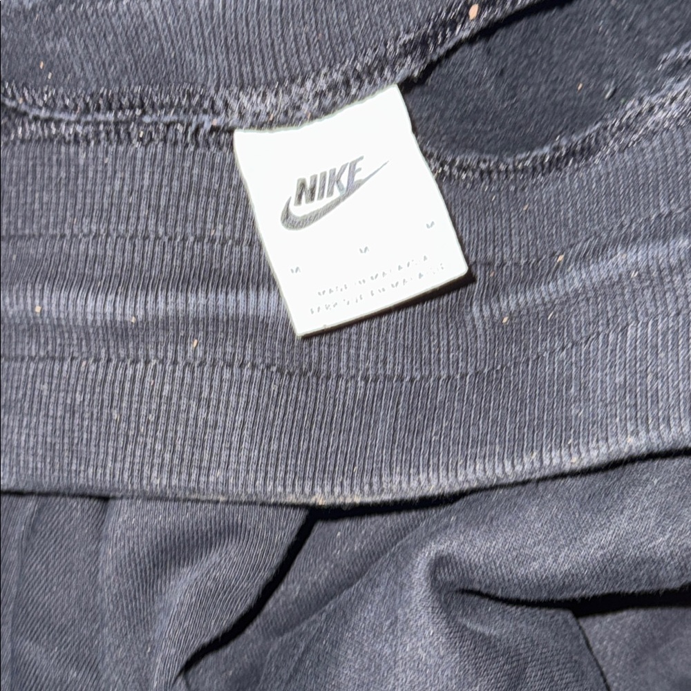 Nike Black Joggers with White Logo - Picture 2 of 3